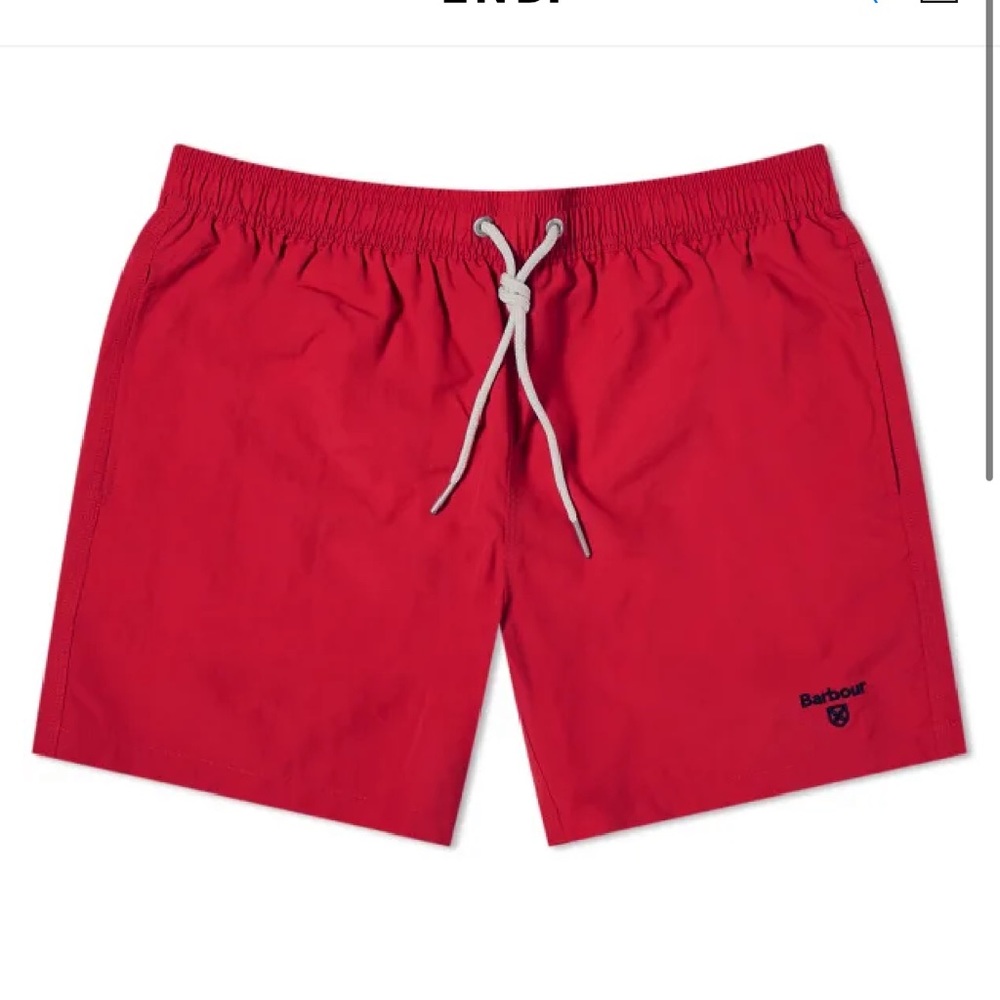 Mens Barbour 5” Swim Trunks